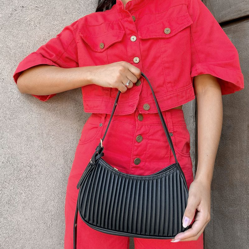 Bolsa Baguete Plissado – AL2858PT - Image 2