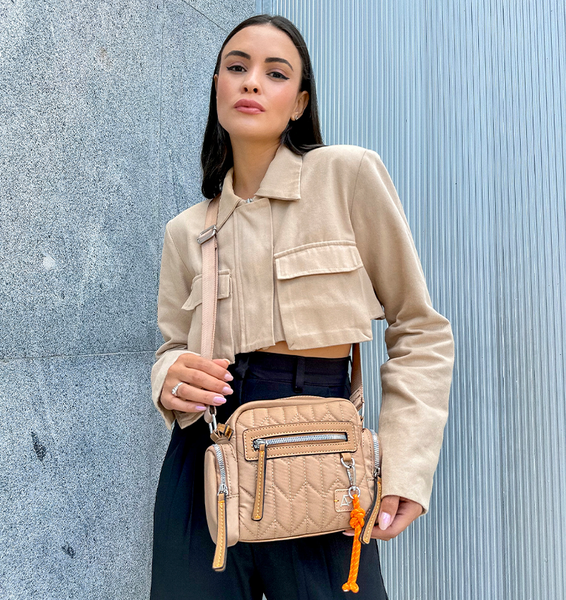 Bolsa Transversal Nylon Chic – AL2876BG - Imagem 2